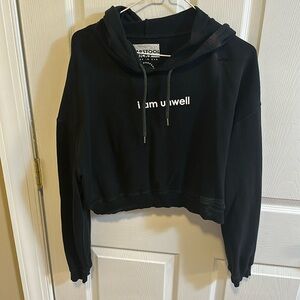 Call her Daddy cropped hoodie